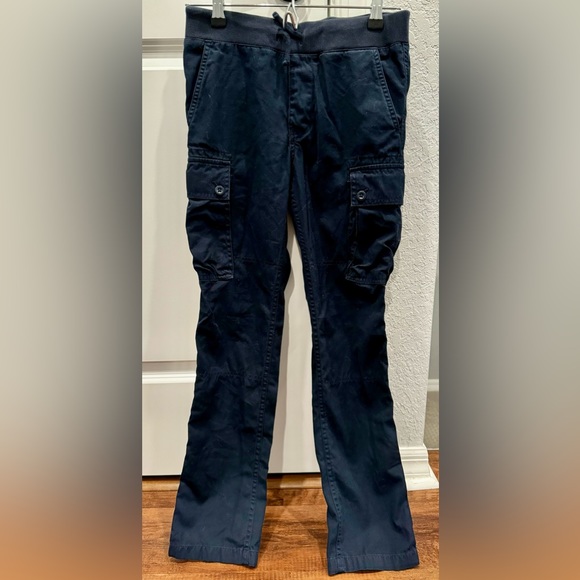 Polo Cargo Pants with drawstring waistband. In like new condition  size 10/12 - Picture 1 of 7